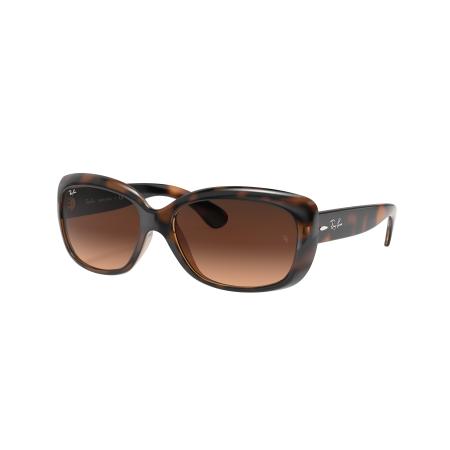 Ray-Ban Vrouwelijk Sunglass RB4101 Jackie Ohh - Framekleur: Havana, Lenskleur: Roze/bruin gradiënt