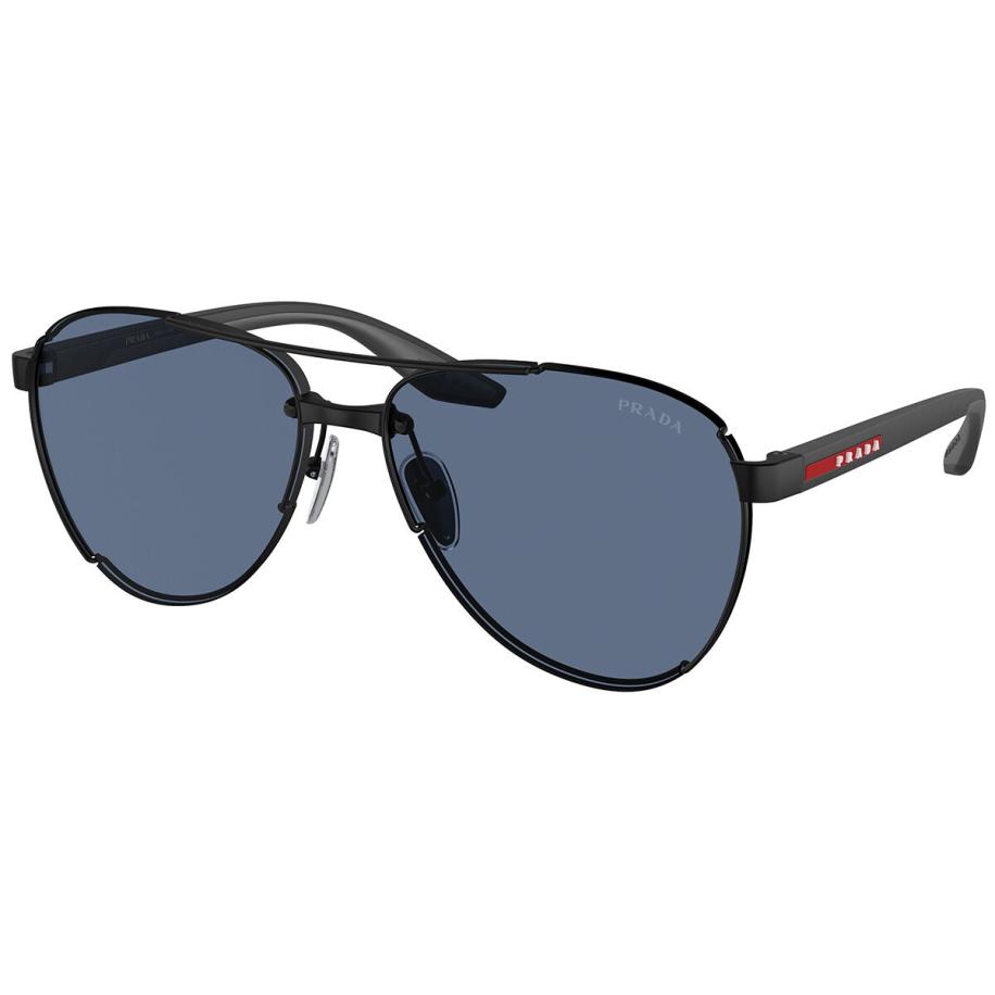 Prada Linea Rossa PS51YS 1BO06A Heren Zonnebril Blauw