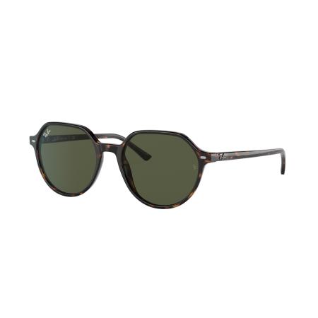 Ray-Ban Unisex Sunglass RB2195 Thalia - Framekleur: Havana, Lenskleur: Groen