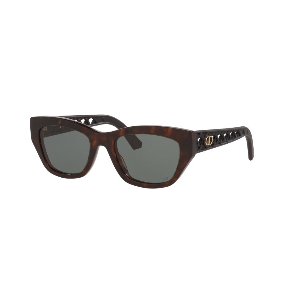 DIOR Mannelijk Sunglass Verydior S2I - Framekleur: Bruin, Lenskleur: Groen Groen