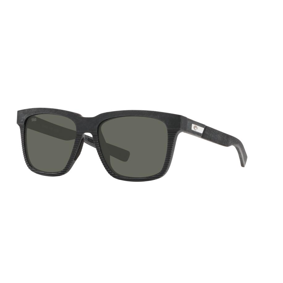 Costa Mannelijk Sunglass 6S9029 Pescador - Framekleur: Netgrijs met grijs rubber, Lenskleur: Grijs Grijs
