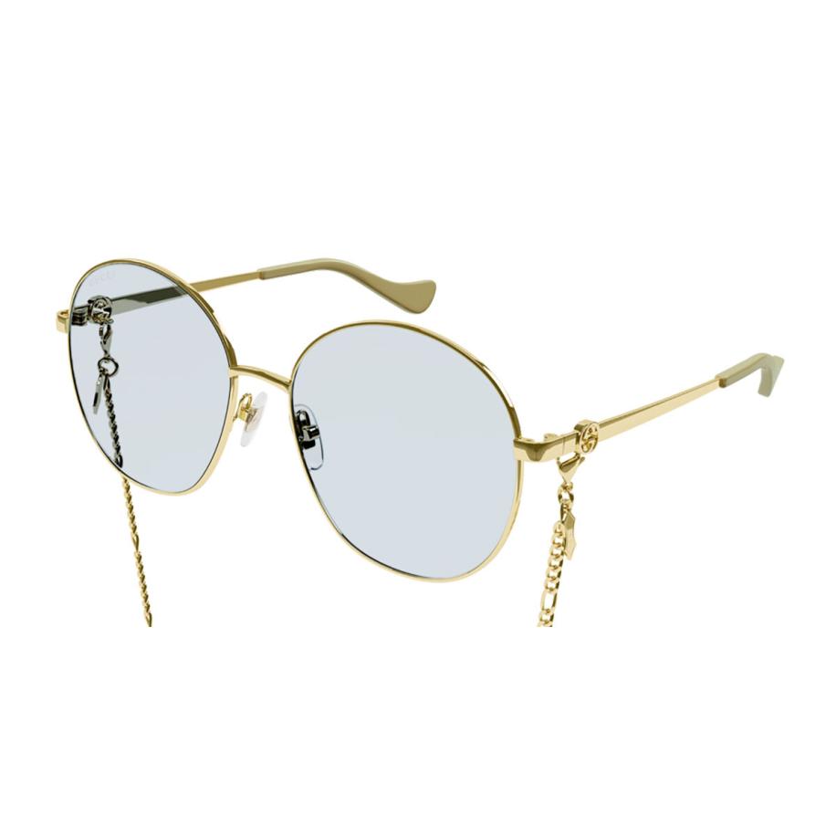 Gucci GG1090SA Aziatische pasvorm 4 Goud Dames Zonnebril