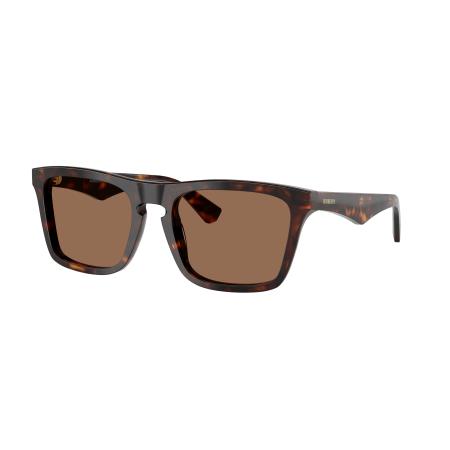 Burberry Mannelijk Sunglass BE4434 - Framekleur: Donker Havana, Lenskleur: Donkerbruin