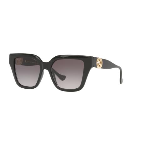 Gucci Vrouwelijk Sunglass GG1023S - Framekleur: Zwart, Lenskleur: Zwart