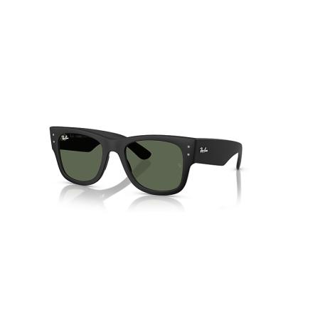 Ray-Ban Mega Wayfarer Liteforce zonnebril Zand Zwart montuur Groen glazen 52-21