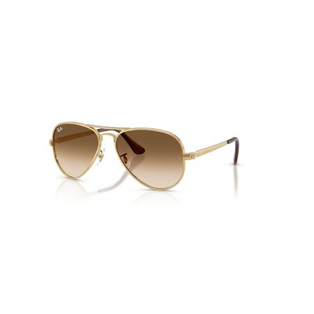 Ray-Ban Aviator Max zonnebril Arista Goud montuur Bruin glazen 58-16