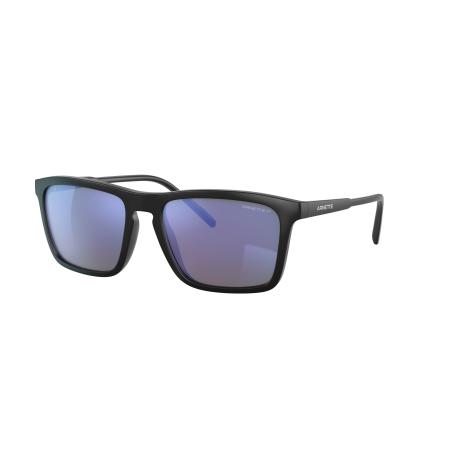 Arnette Unisex Sunglass AN4283 Shyguy - Framekleur: Matzwart, Lenskleur: Polarized Dark Grey Mirror Water