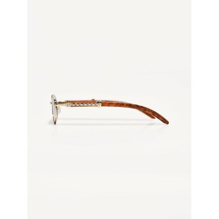 Bershka Bershka Zonnebril blauw / bruin / goud