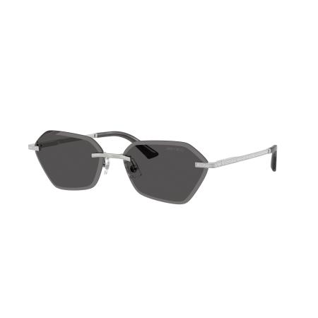 Jimmy Choo Vrouwelijk Sunglass JC4022J - Framekleur: Zilver, Lenskleur: Donkergrijs