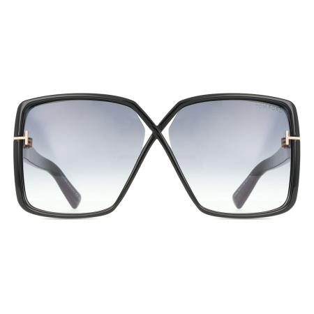 Tom Ford FT1117 YVONNE 01B Zwart Dames Zonnebril