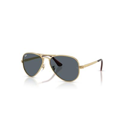 Ray-Ban Aviator Max zonnebril Arista Goud montuur Blauw glazen 58-16