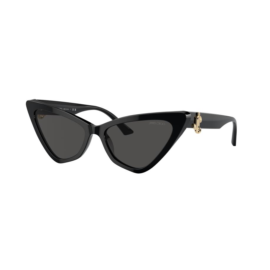 Jimmy Choo Vrouwelijk Sunglass JC5008 - Framekleur: Zwart, Lenskleur: Donkergrijs Grijs
