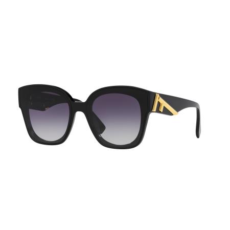 Fendi Vrouwelijk Sunglass FE40098I - Framekleur: Zwart, Lenskleur: Blauw