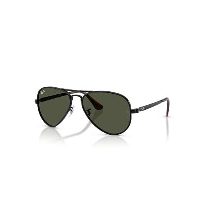Ray-Ban Aviator Max zonnebril Zwart montuur Groen glazen 62-16