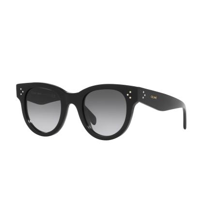 Celine Vrouwelijk Sunglass CL4003IN - Framekleur: Zwart glanzend, Lenskleur: Grijs