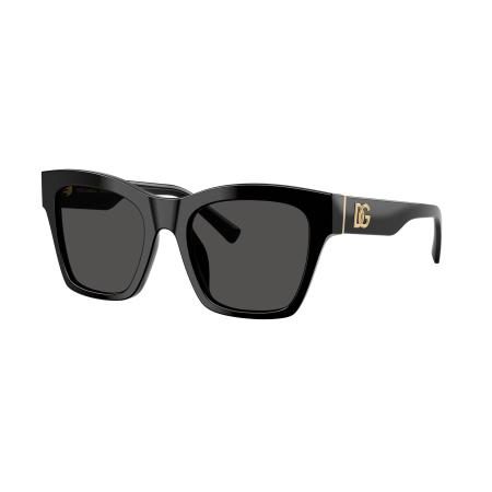 Dolce&Gabbana Vrouwelijk Sunglass DG4512 - Framekleur: Zwart, Lenskleur: Donkergrijs