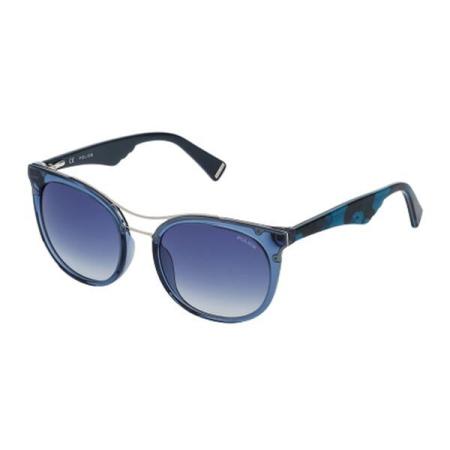 Police SPL758 0955 Blauw Heren Zonnebril