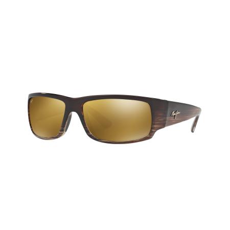 Maui Jim Unisex Sunglass World Cup - Framekleur: Chocolate Havana Fade, Lenskleur: HCLU+00AD Bronze Mirror Polarized