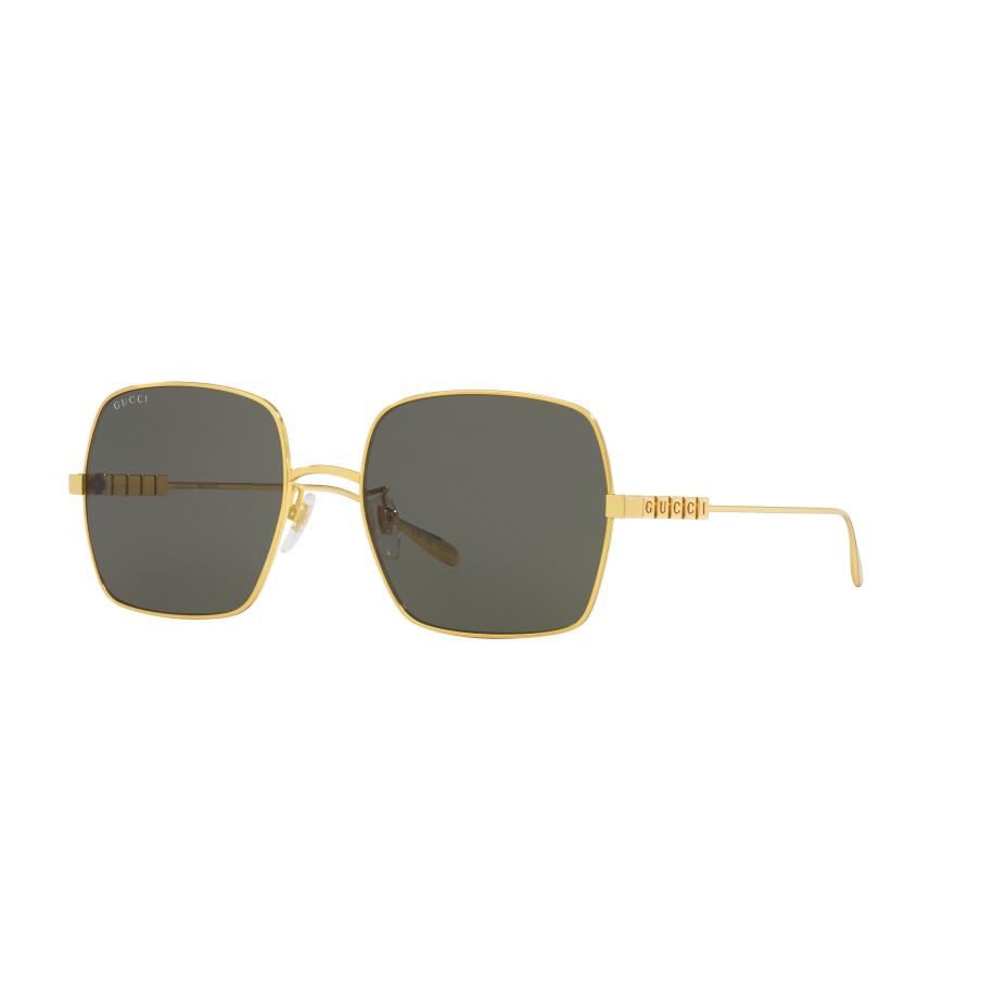 Gucci Vrouwelijk Sunglass GG1434S - Framekleur: Goud, Lenskleur: Grijs Grijs