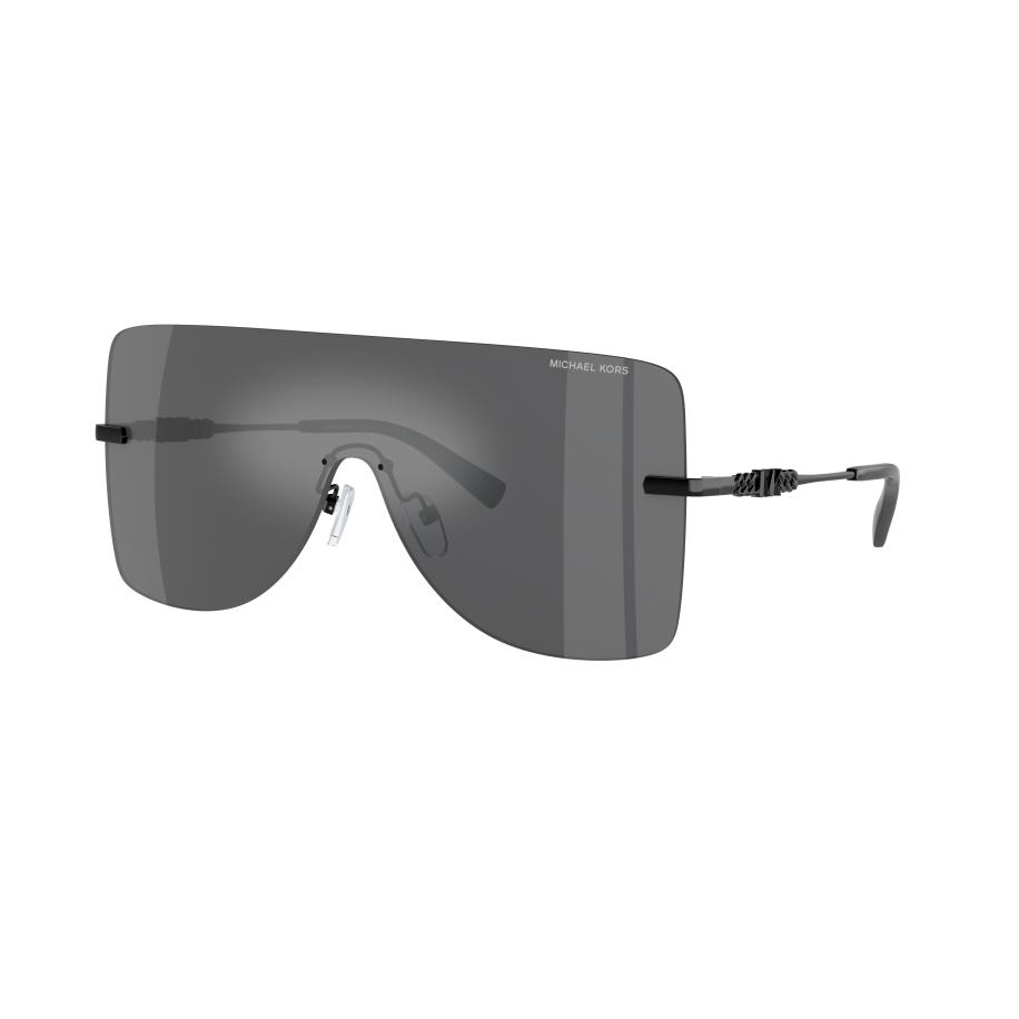 Michael Kors Vrouwelijk Sunglass MK1148 London - Framekleur: Grijs gespiegeld effen, Lenskleur: Grijs gespiegeld effen Grijs