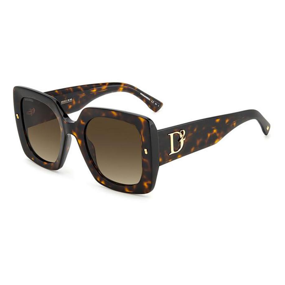 Dsquared2 D2 63/S 86/HA Tortoiseshell Dames Zonnebril