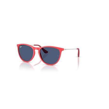 Ray-Ban Erika Kids zonnebril Zilver montuur Blauw glazen 50-15