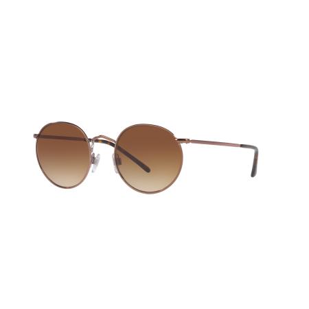 Sunglass Hut Collection Unisex Sunglass HU1009 - Framekleur: Glanzend koper, Lenskleur: Gradiënt bruin