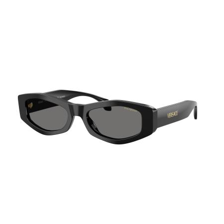 Versace Vrouwelijk Sunglass VE4487 - Framekleur: Zwart, Lenskleur: Donkergrijs Polar