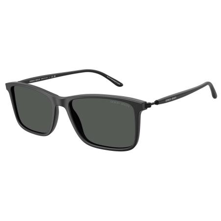 Giorgio Armani AR8218F Aziatische pasvorm 587587 Zwart Heren Zonnebril