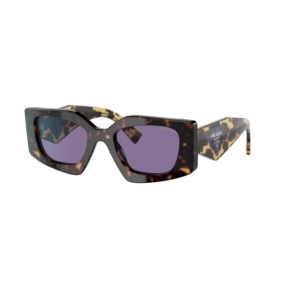 Prada Vrouwelijk Sunglass PR 15YS - Framekleur: Tortoise, Lenskleur: Violet gespiegeld binnenkant zilver Multicolor