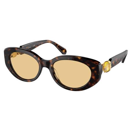 Swarovski SK6002 1002/8 Tortoiseshell Dames Zonnebril