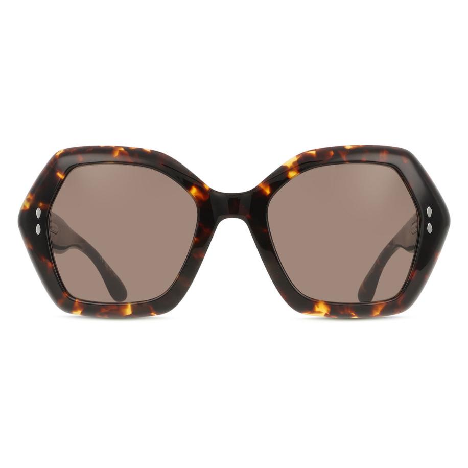 Isabel Marant IM 107/G/S Aziatische pasvorm 86/70 Tortoiseshell Dames Zonnebril