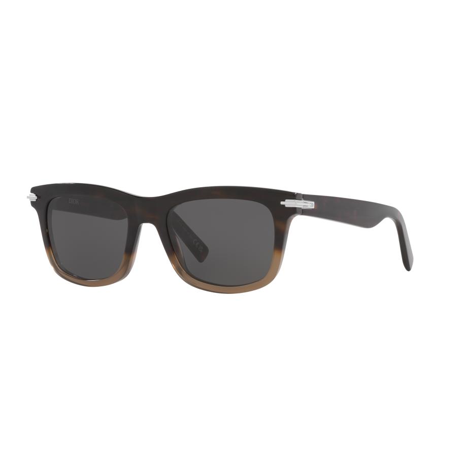 DIOR Mannelijk Sunglass Diorblacksuit S11I Dm40087I - Framekleur: Tortoise, Lenskleur: Grijs Grijs