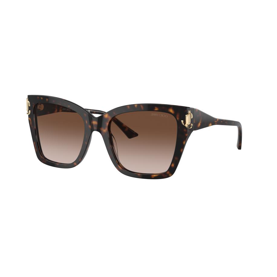 Jimmy Choo Vrouwelijk Sunglass JC5012 - Framekleur: Havana, Lenskleur: Gradiënt bruin Bruin