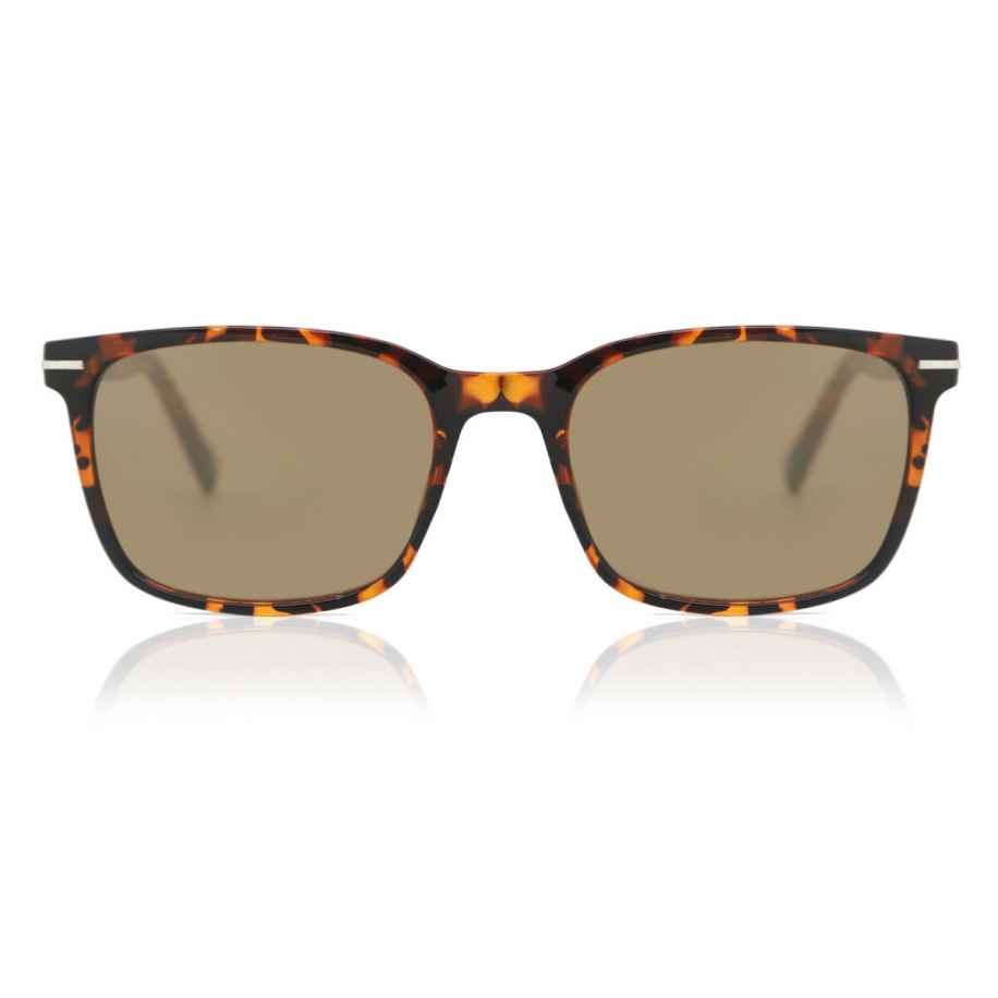 Heren Vierkant Volledige rand Plastic Tortoiseshell Zonnebril - SmartBuy Collection