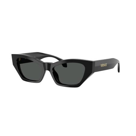 Versace Vrouwelijk Sunglass VE4488U - Framekleur: Zwart, Lenskleur: Donkergrijs