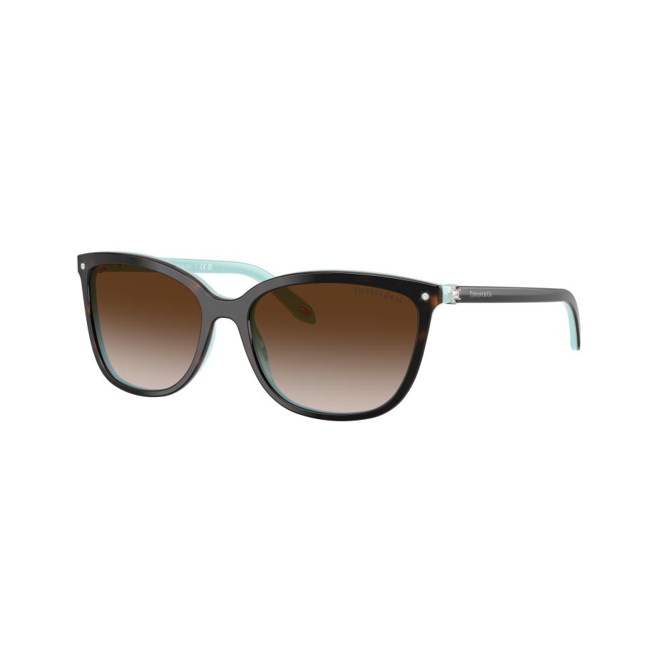 Tiffany & Co. Vrouwelijk Sunglass TF4105HB - Framekleur: Havana, Lenskleur: Bruin Gradiënt Bruin