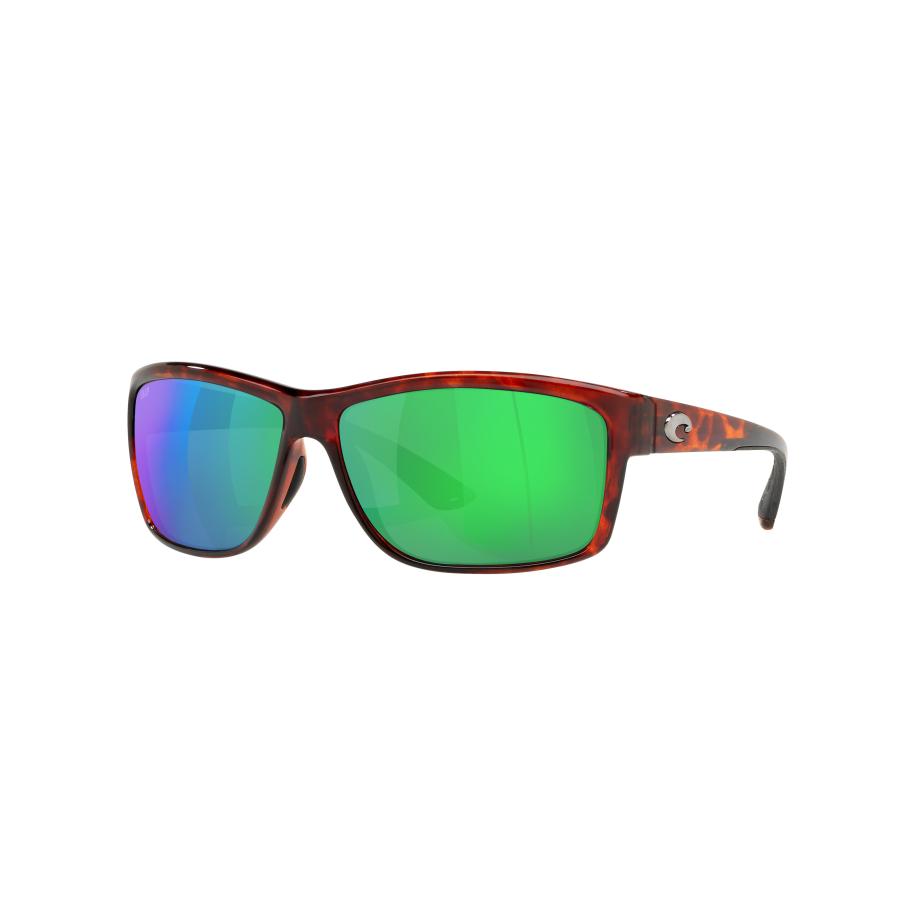 Costa Mannelijk Sunglass 6S9048 Mag Bay - Framekleur: Tortoise, Lenskleur: Groen gespiegeld Groen