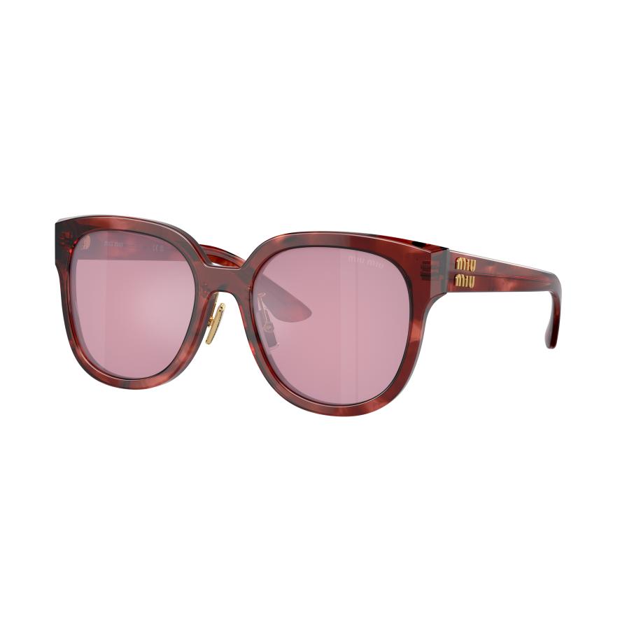 Miu Miu MU01ZS 12Q50D Bordeaux Dames Zonnebril Rood