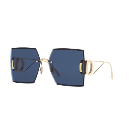 DIOR Vrouwelijk Sunglass 30Montaigne S7U - Framekleur: Goud glanzend, Lenskleur: Blauw