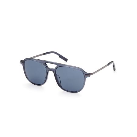 Zegna EZ0191 92V Blauw Heren Zonnebril