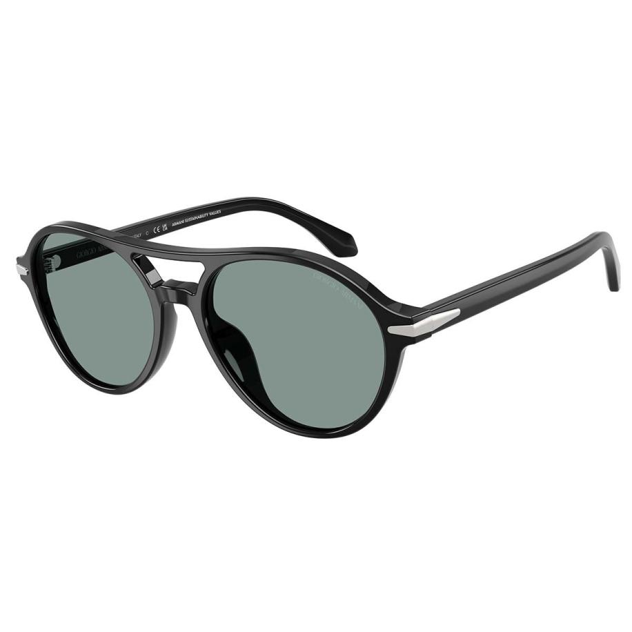 Giorgio Armani AR8236U 507556 Zwart Heren Zonnebril