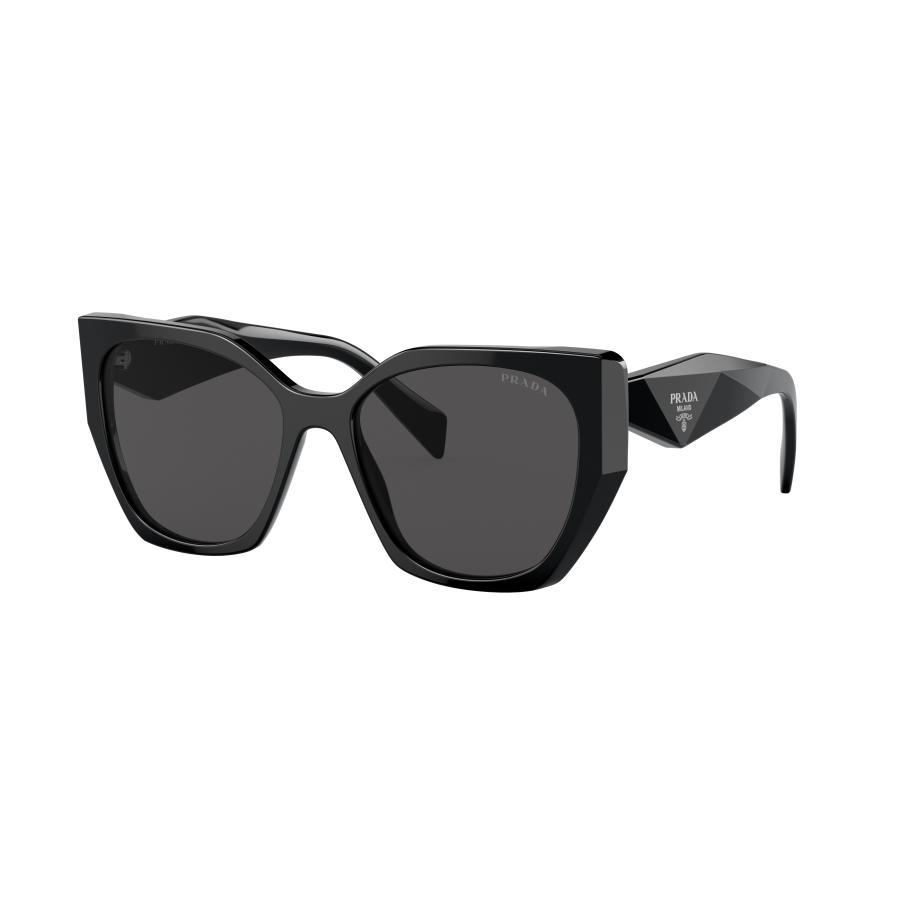 Prada Vrouwelijk Sunglass PR 19ZS - Framekleur: Zwart, Lenskleur: Donkergrijs Grijs