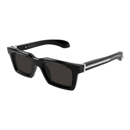 Alexander McQueen AM0506S 001 Zwart Heren Zonnebril