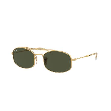 Ray-Ban Unisex Sunglass RB3719 - Framekleur: Arista goud, Lenskleur: G-15 Groen