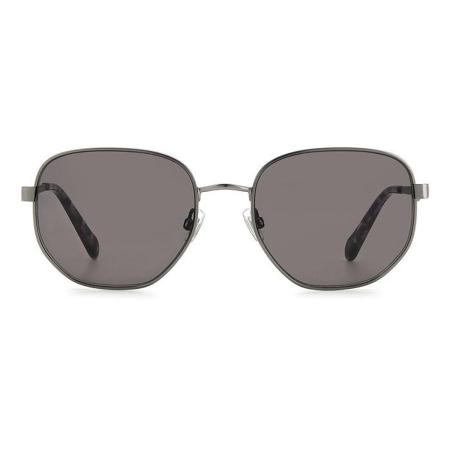 Fossil FOS 2134/G/S Aziatische pasvorm R80/IR Gunmetal Heren Zonnebril