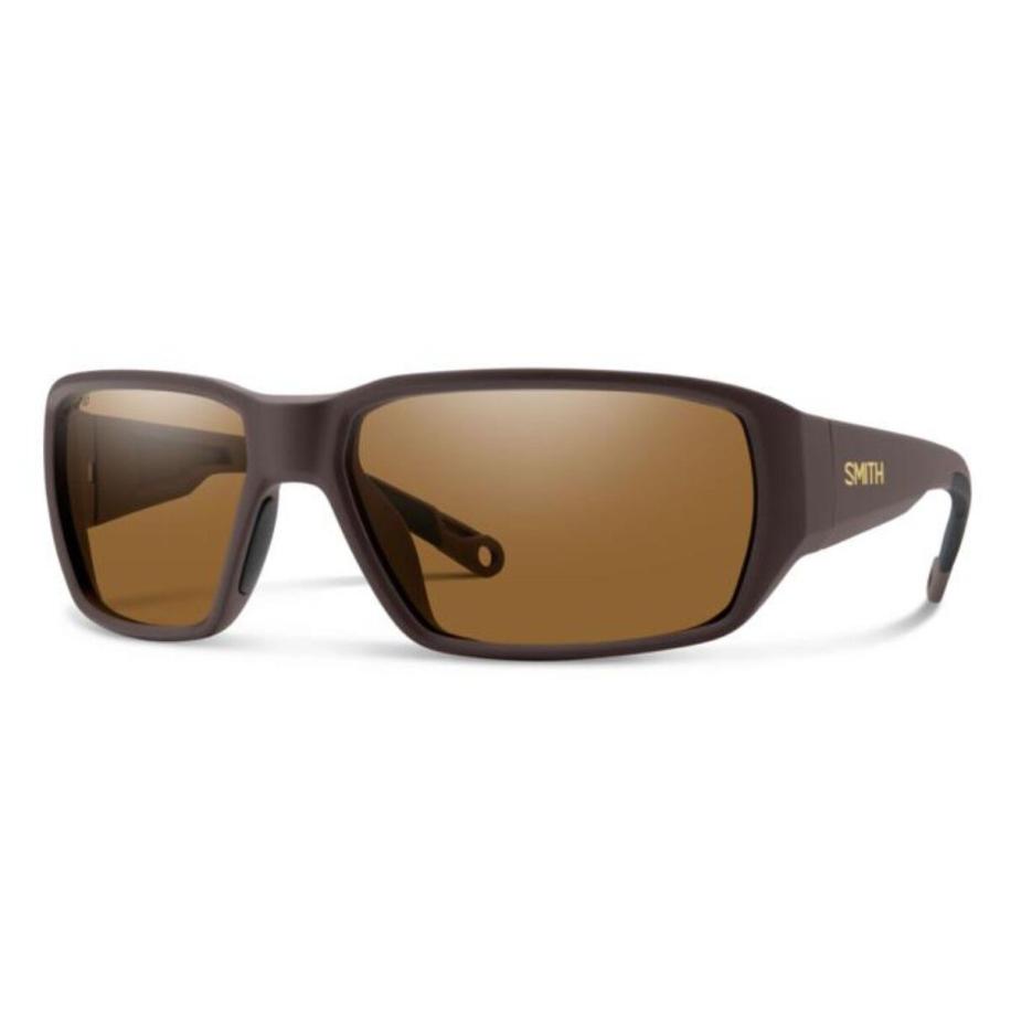 Smith HOOKSET Polarized 79U/L5 Bruin Heren Zonnebril