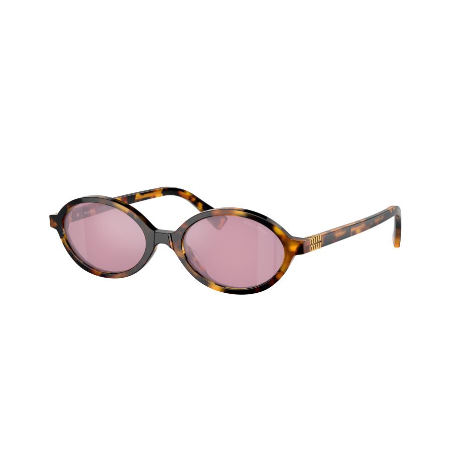 Miu Miu MU04ZS VAU50D Tortoiseshell Dames Zonnebril Rood
