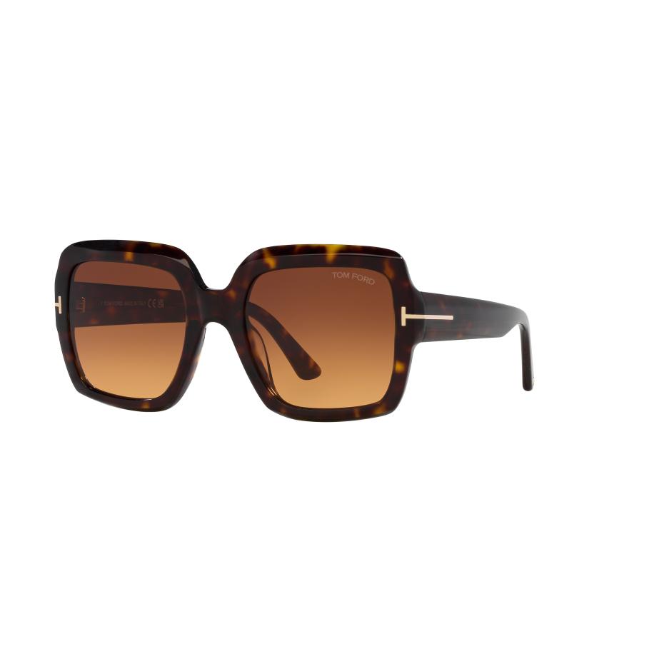 Tom Ford Vrouwelijk Sunglass Kaya - Framekleur: Tortoise zwart, Lenskleur: Bruin Bruin