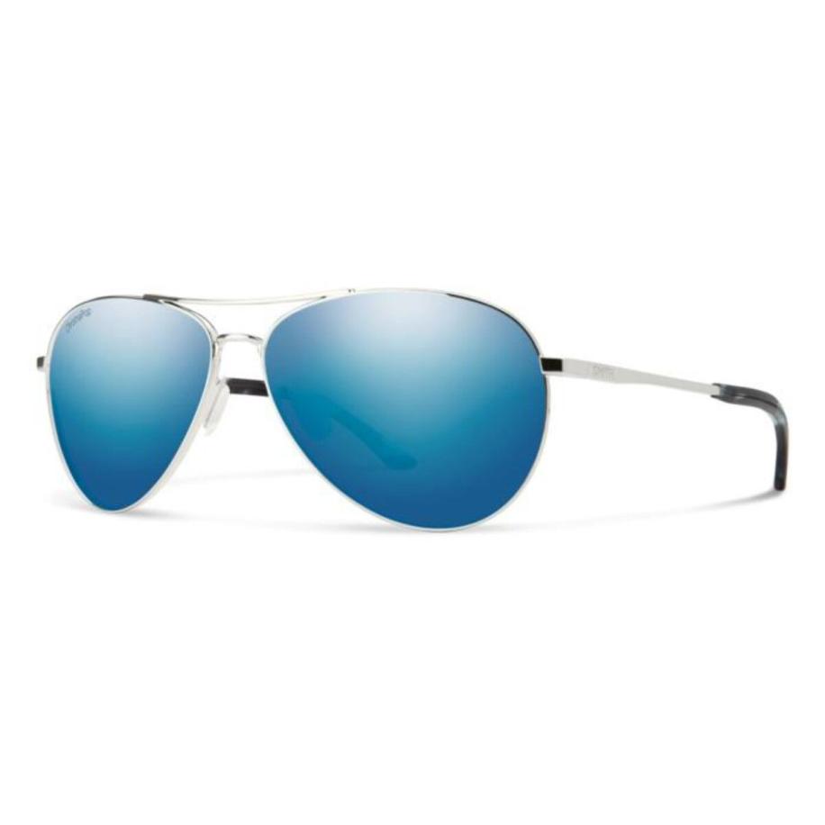Smith LANGLEY 2 Polarized 10/QG Zilver Heren Zonnebril